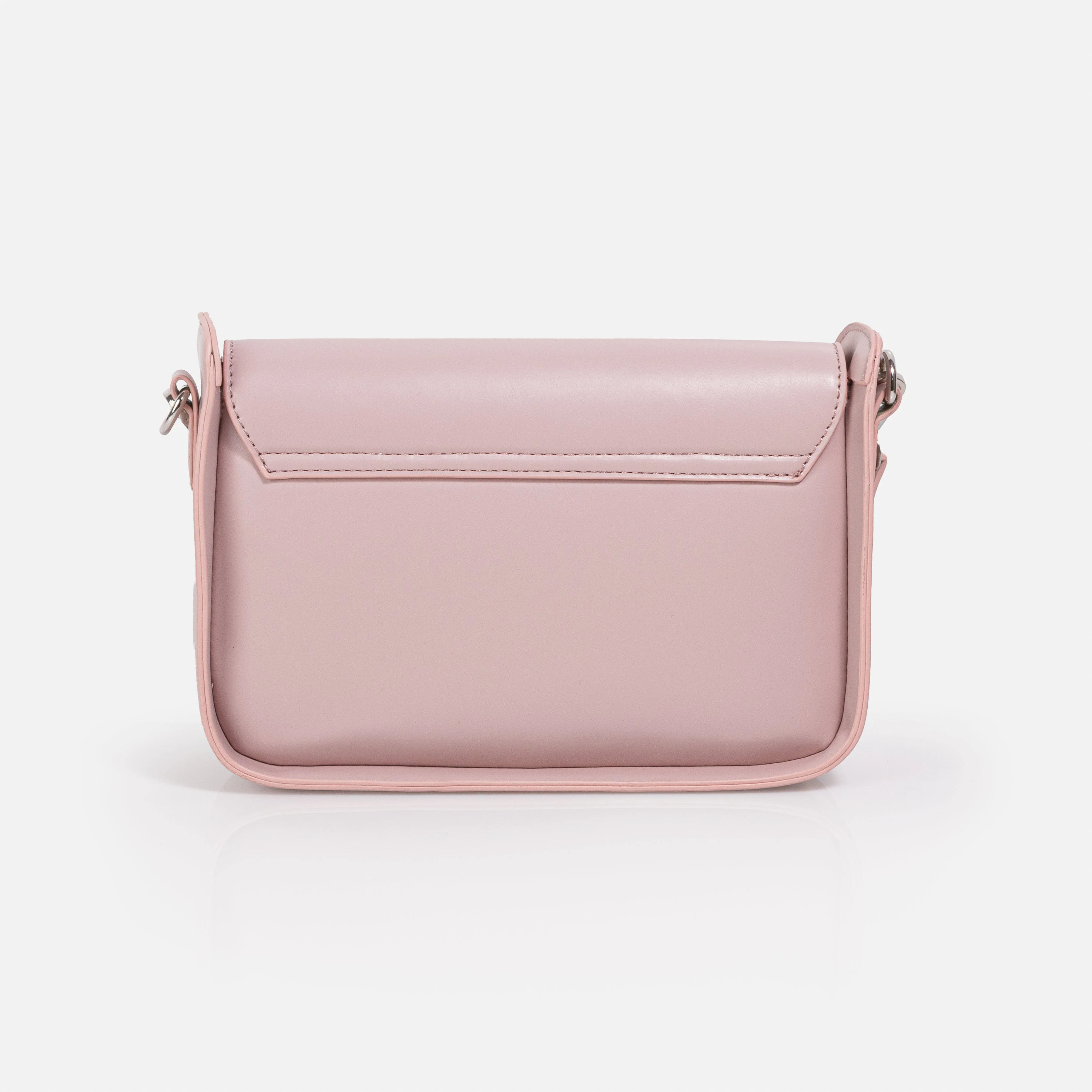 Sac à main vieux rose en PU - Image 2
